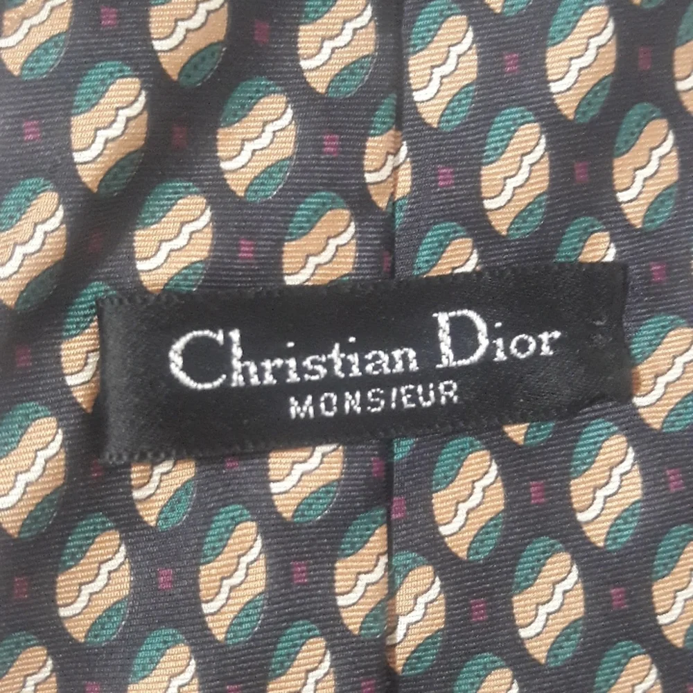 Christian Dior Monsieur Men's silk tie made in USA